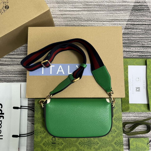 Replica Gucci 727791 Adidas X Gucci Mini Bag Green