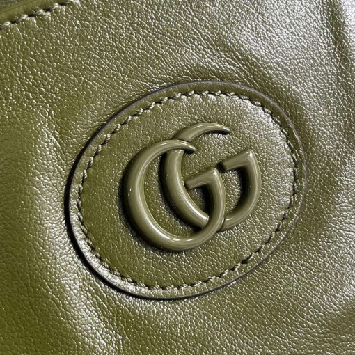 Replica Gucci 725683 Large Tote Bag With Tonal Double G Forest green 5