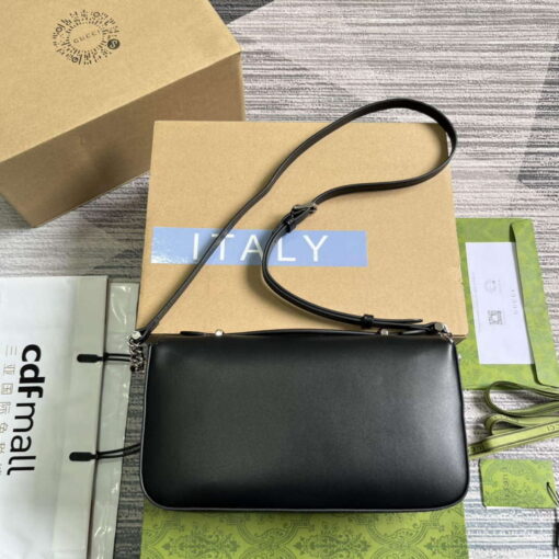 Replica Gucci 739721 Petite GG Small Shoulder Bag Black