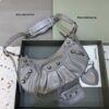 Replica Balenciaga 6940271VG9 Le Cagole Mini Multipouch in Gray Crocodile 9