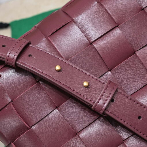 Replica Bottega Veneta BV 7466 Bowling bag Wine Red 7