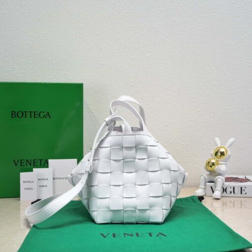 Replica Bottega Veneta BV 7466 Bowling bag White 2