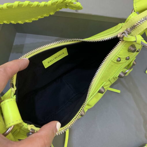 Replica Balenciaga 700940210 Neo Cagole XS Handbag in Lemon Yellow lambskin 6