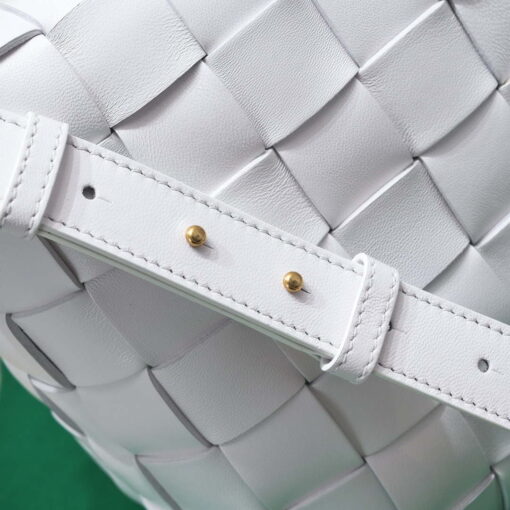 Replica Bottega Veneta BV 7466 Bowling bag White 6