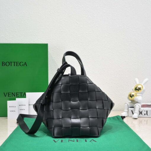 Replica Bottega Veneta BV 7466 Bowling bag Black 2