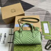 Replica Gucci 746319 GG Marmont Small Top Handle Bag Milk tea 10