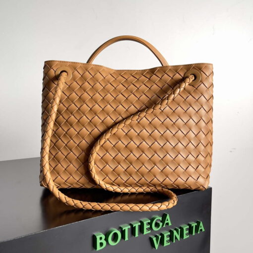 Replica Bottega Veneta BV 743572 Medium Andiamo Tan 2