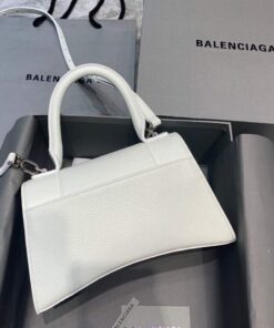 Replica Balenciaga 593546 Hourglass Small Top Handle Bag White 2