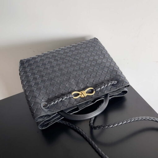 Replica Bottega Veneta BV 743572 Medium Andiamo Navy Blue 5