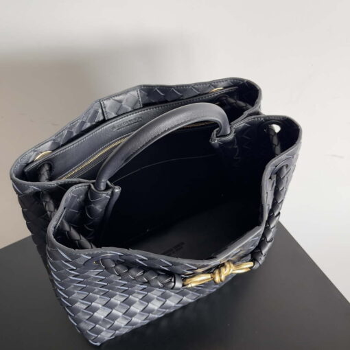 Replica Bottega Veneta BV 743572 Medium Andiamo Navy Blue 9