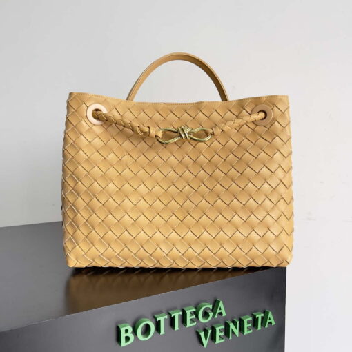 Replica Bottega Veneta BV 743572 Medium Andiamo Light Brown