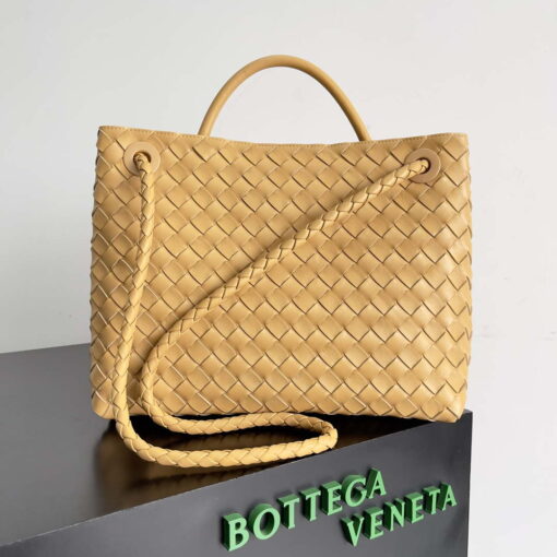 Replica Bottega Veneta BV 743572 Medium Andiamo Light Brown 2