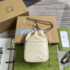 Replica Gucci 746319 GG Marmont Small Top Handle Bag White 9