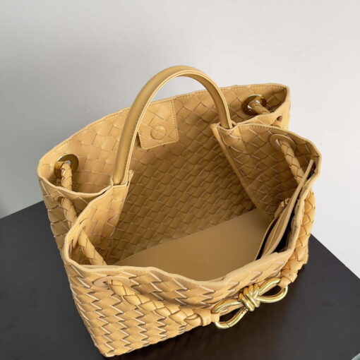 Replica Bottega Veneta BV 743572 Medium Andiamo Light Brown 9