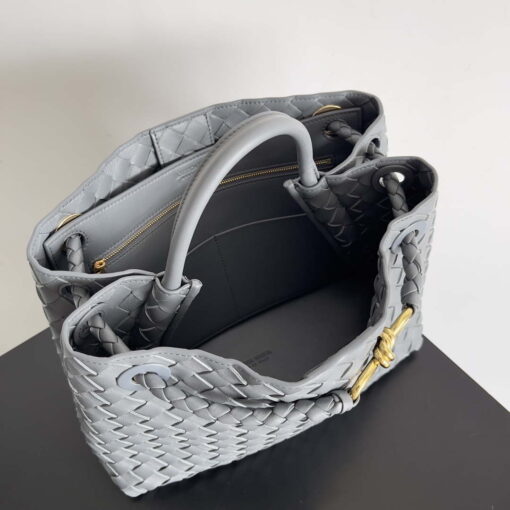 Replica Bottega Veneta BV 743572 Medium Andiamo Light Gray 9