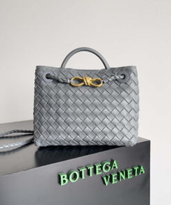 Replica Bottega Veneta BV 743568 Small Andiamo Gray