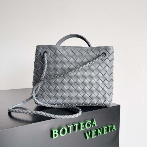 Replica Bottega Veneta BV 743568 Small Andiamo Gray 3