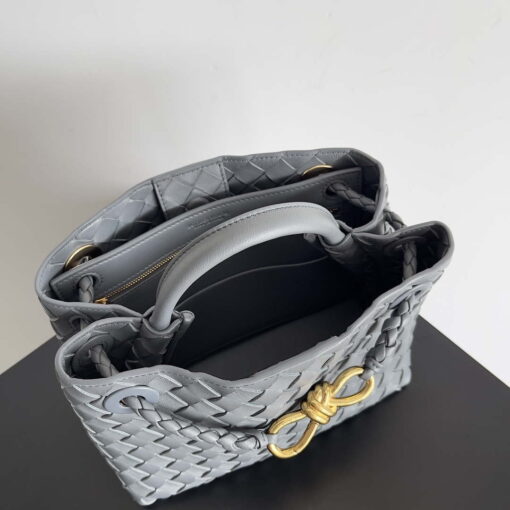 Replica Bottega Veneta BV 743568 Small Andiamo Gray 9