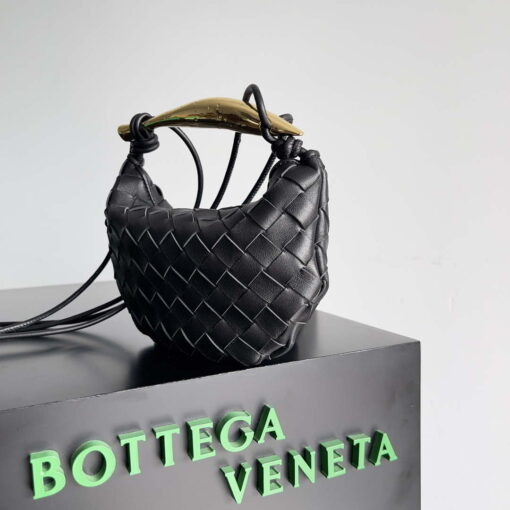 Replica Bottega Veneta BV 744267 Mini Sardine Black 4