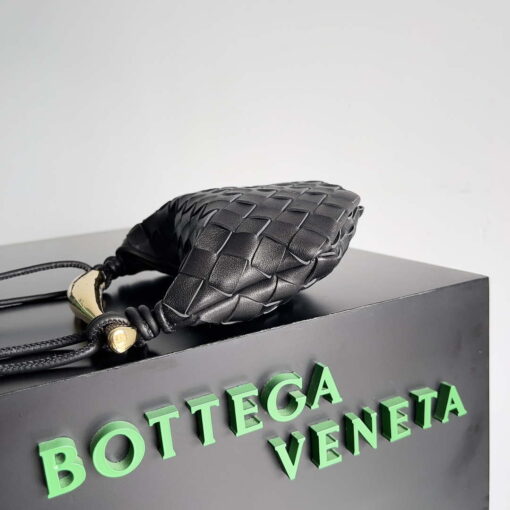 Replica Bottega Veneta BV 744267 Mini Sardine Black 5