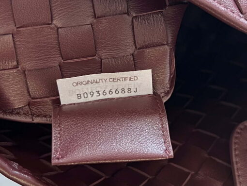 Replica Bottega Veneta BV 716082 Sardine Wine Red 8