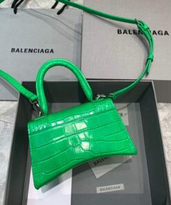 Replica Balenciaga 592833 Hourglass XS Top Handle Bag Green 2