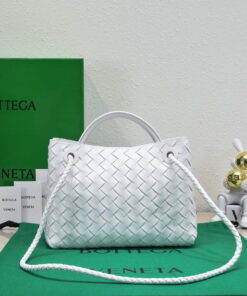 Replica Bottega Veneta BV 743568 Small Andiamo White 2