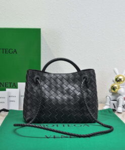 Replica Bottega Veneta BV 743568 Small Andiamo Black 2