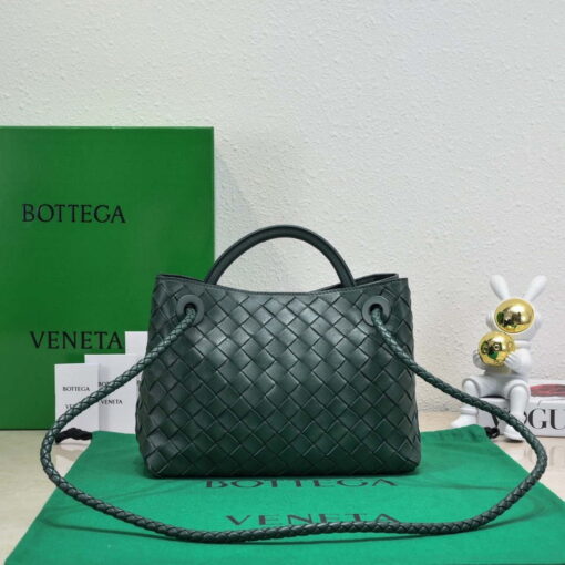 Replica Bottega Veneta BV 743568 Small Andiamo Dark Green 2