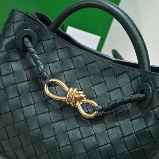 Replica Bottega Veneta BV 743568 Small Andiamo Dark Green 5