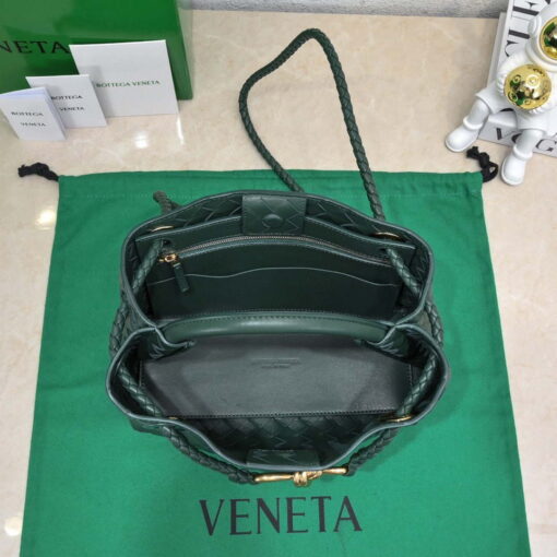 Replica Bottega Veneta BV 743568 Small Andiamo Dark Green 6