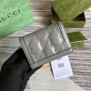 Replica Gucci 723786 GG Matelassé Card Case Wallet Green 9