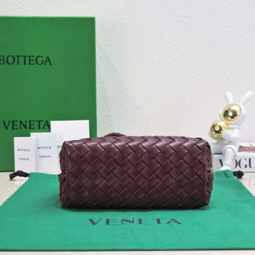 Replica Bottega Veneta BV 743568 Small Andiamo Wine Red 4