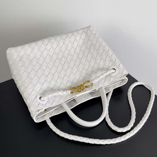 Replica Bottega Veneta BV 743572 Medium Andiamo White 6