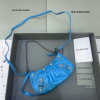 Replica Balenciaga 6940271VG9 Le Cagole Mini Multipouch in Sky Pink Crocodile 10