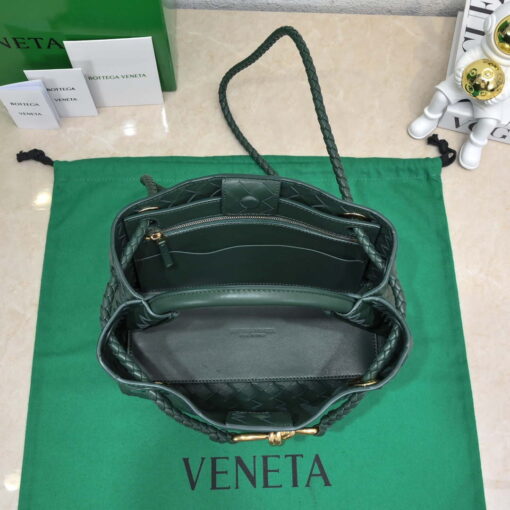 Replica Bottega Veneta BV 743572 Medium Andiamo Dark Green 6