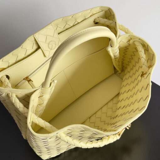 Replica Bottega Veneta BV 743572 Medium Andiamo Ligth Yellow 9