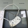 Replica Balenciaga 6940271VG9 Le Cagole Mini Multipouch in Silver Grey Arena lambskin 10