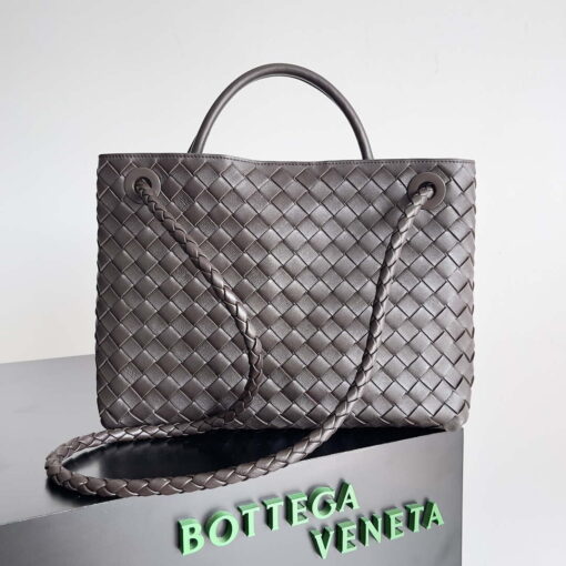 Replica Bottega Veneta BV 743572 Medium Andiamo Drak Brown 2