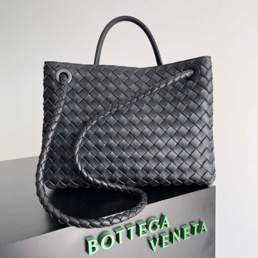 Replica Bottega Veneta BV 743572 Medium Andiamo Black 2