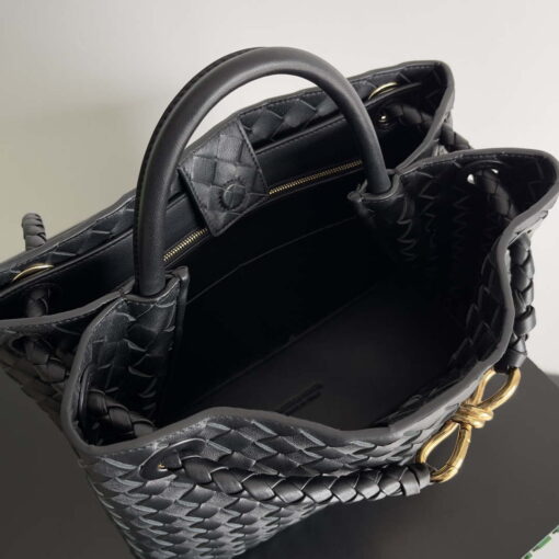 Replica Bottega Veneta BV 743572 Medium Andiamo Black 7