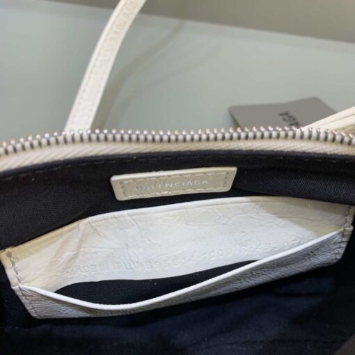 Replica Balenciaga 6940271VG9 Le Cagole Mini Multipouch in White Arena lambskin 8