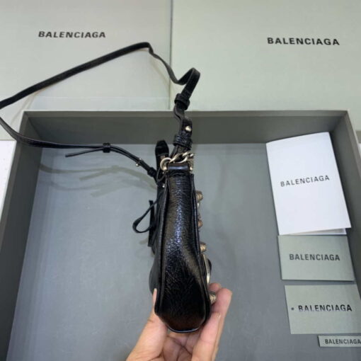 Replica Balenciaga 6940271VG9 Le Cagole Mini Multipouch in black Arena lambskin 3