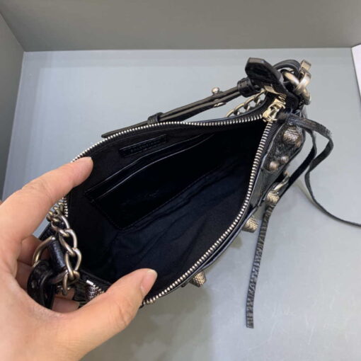 Replica Balenciaga 6940271VG9 Le Cagole Mini Multipouch in black Arena lambskin 6