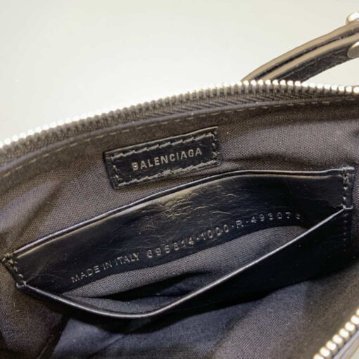 Replica Balenciaga 6940271VG9 Le Cagole Mini Multipouch in black Arena lambskin 8