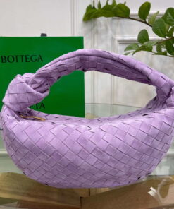 Replica Bottega Veneta BV 690225 Teen Jodie intrecciato leather shoulder bag Purple