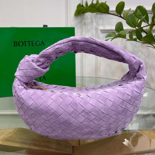 Replica Bottega Veneta BV 690225 Teen Jodie intrecciato leather shoulder bag Purple