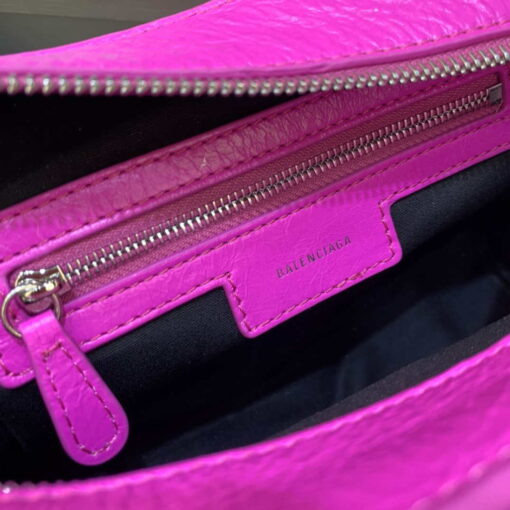 Replica Balenciaga 700940210B Neo Cagole City Handbag in Sky Pink Arena Lambskin 7