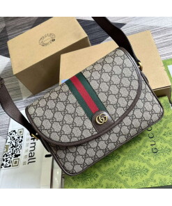 Replica Gucci 724704 Ophidia Messenger Bag Brown 2