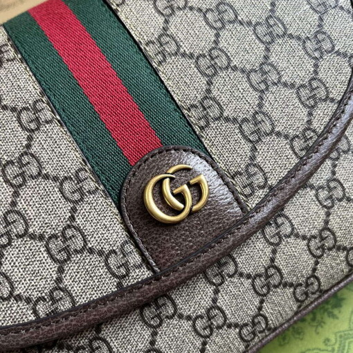 Replica Gucci 724704 Ophidia Messenger Bag Brown 3